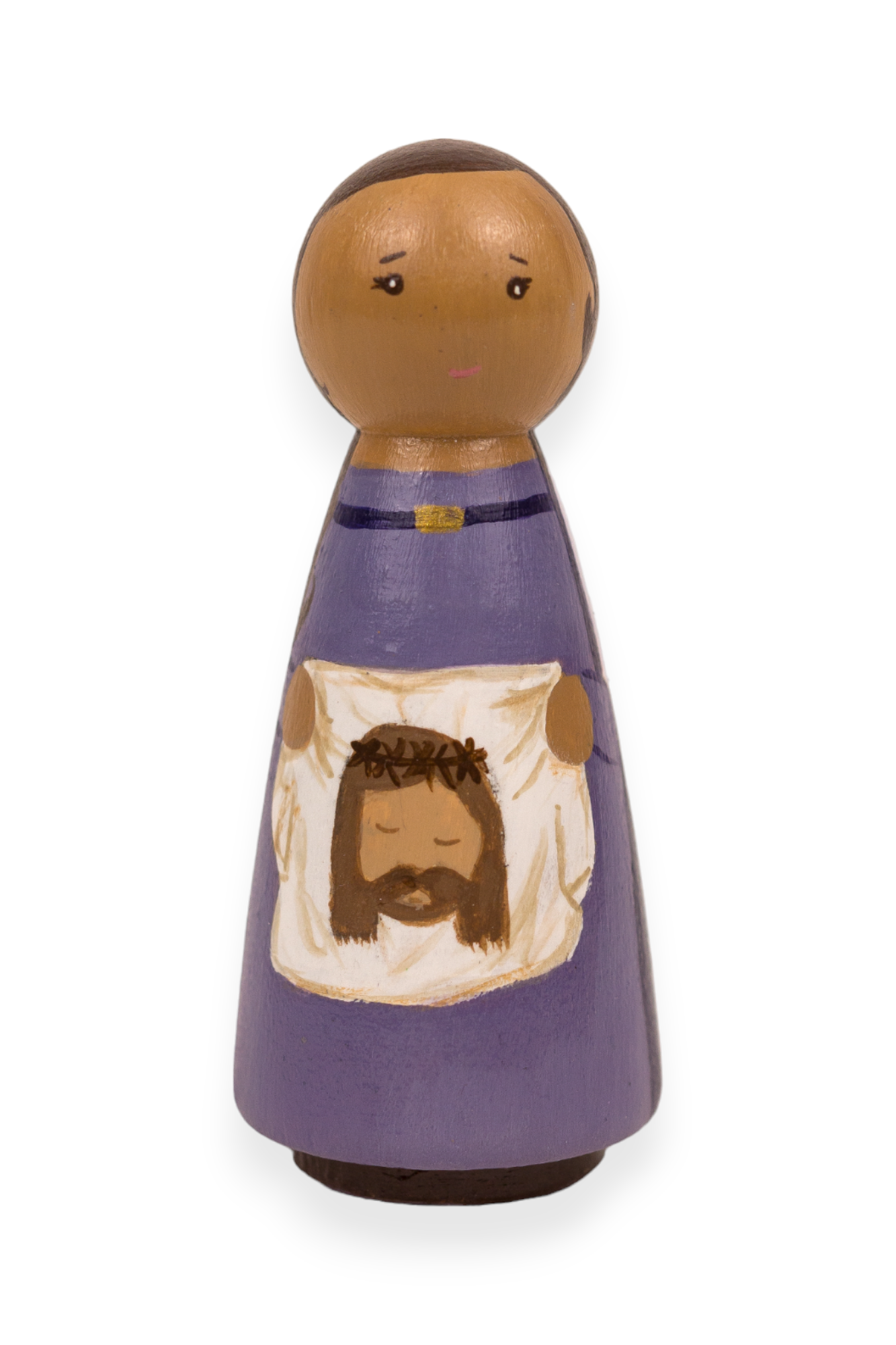 Wooden Peg Doll | St. Veronica