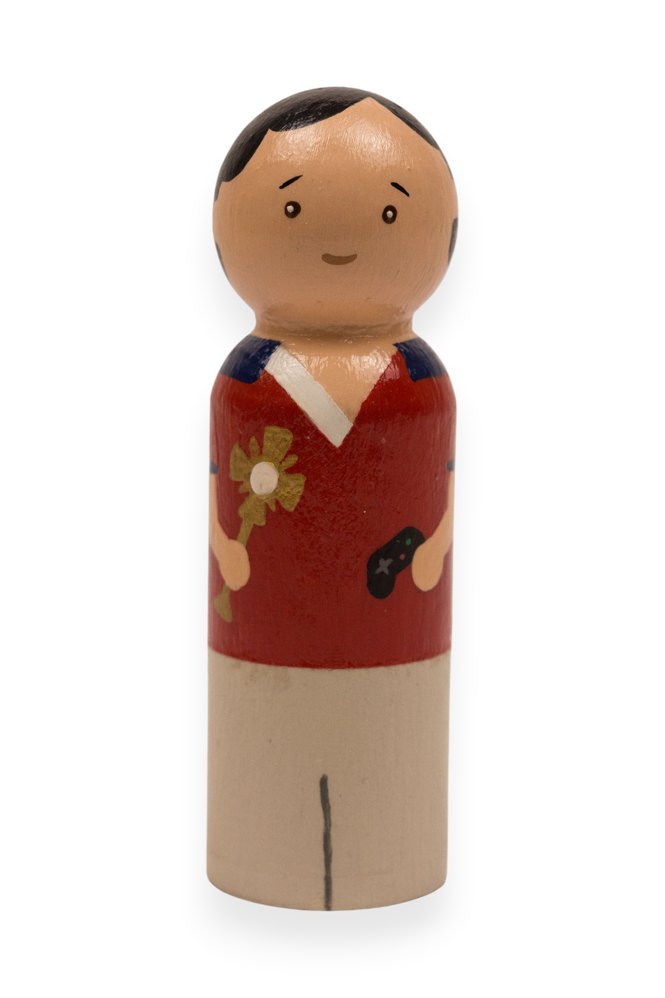 Wooden Peg Doll | St. Carlo Acutis