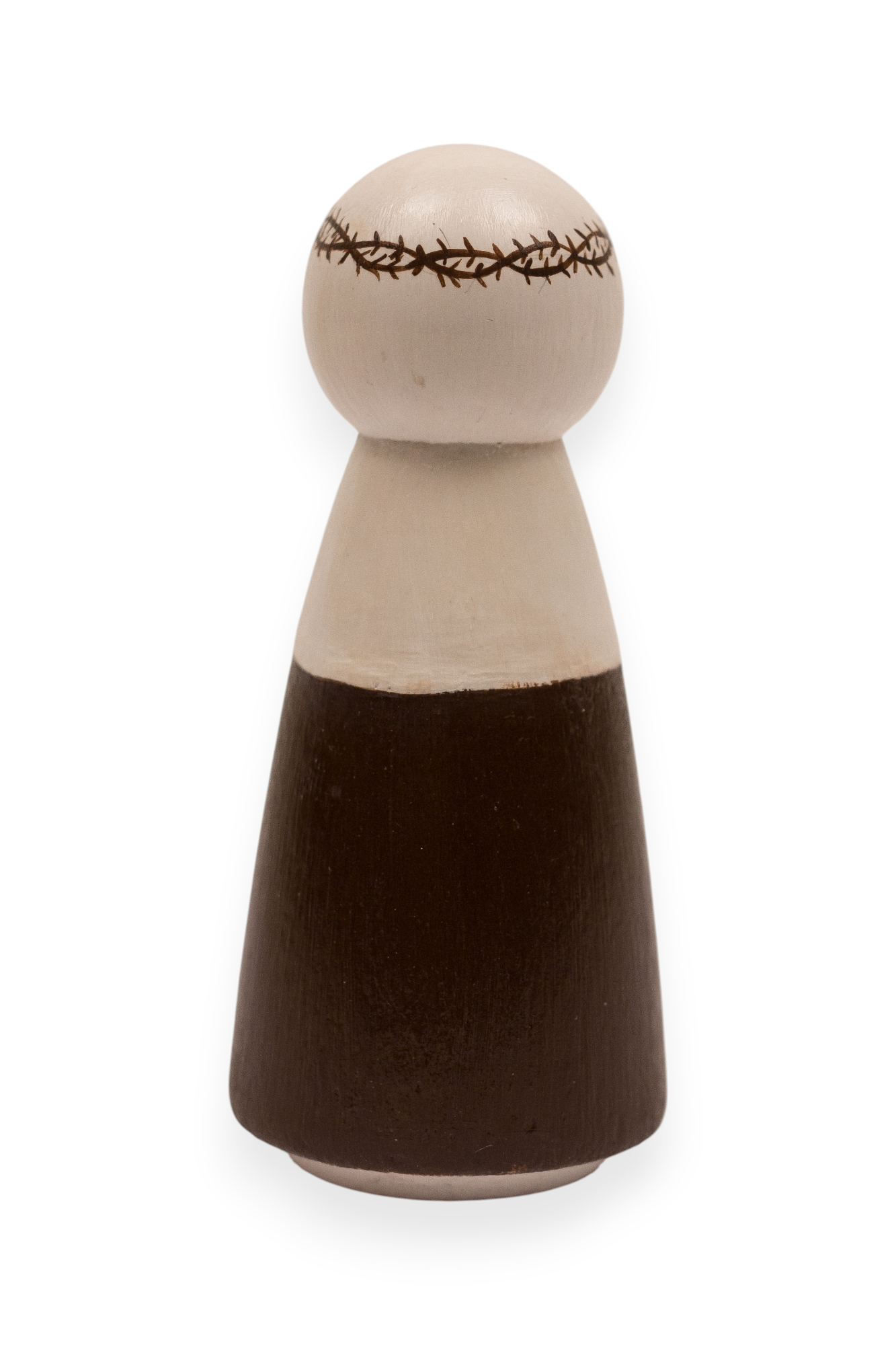 Wooden Peg Doll | St. Catherine of Siena (Back)