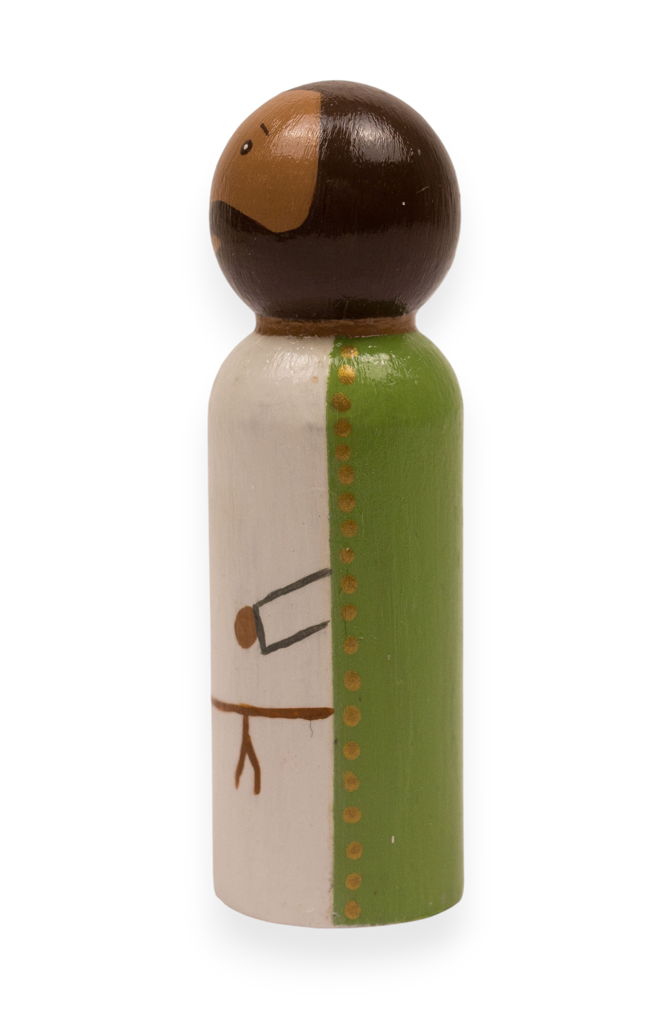 Wooden Peg Dolls | St. Joseph Nativity (Left)
