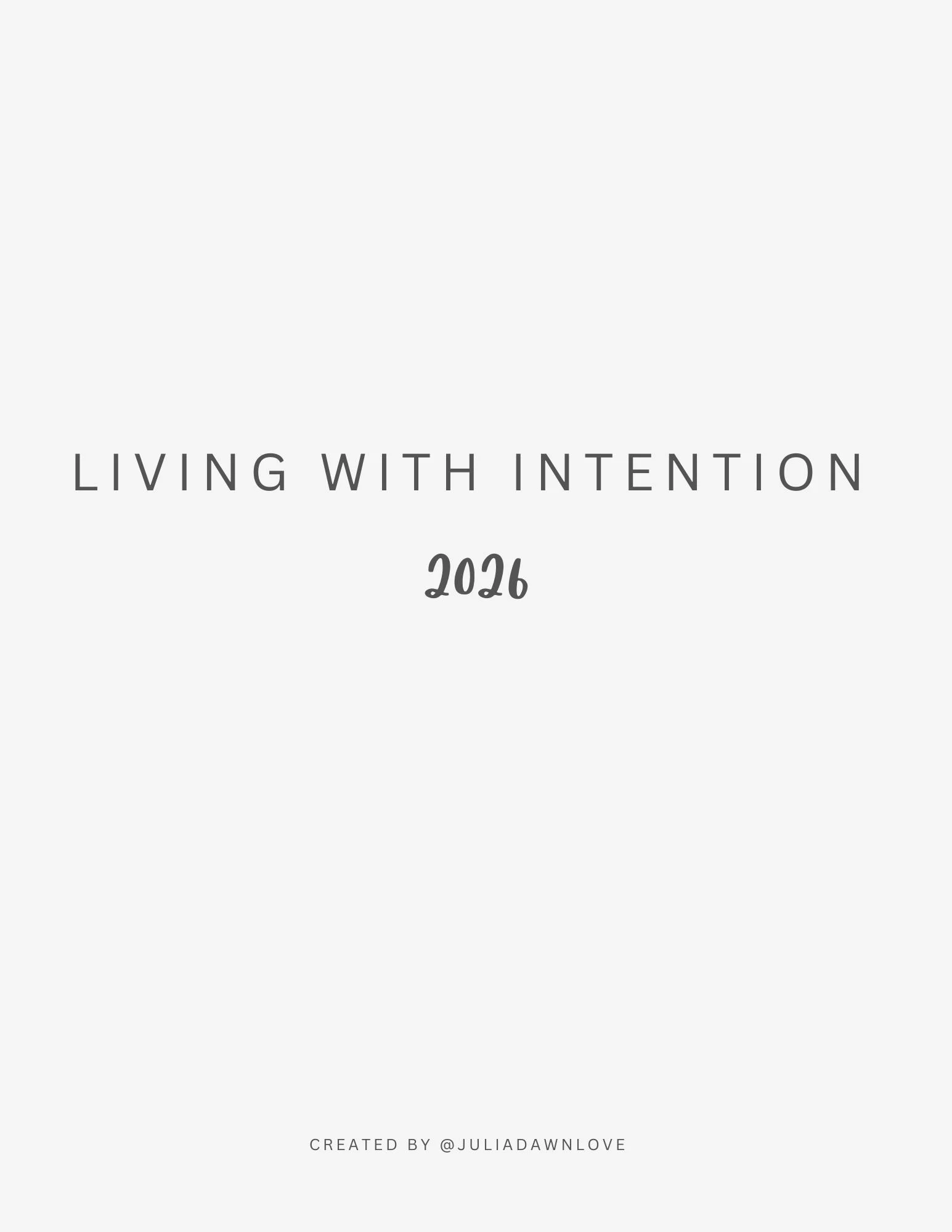 Living with Intention - A Solo Reflective Retreat