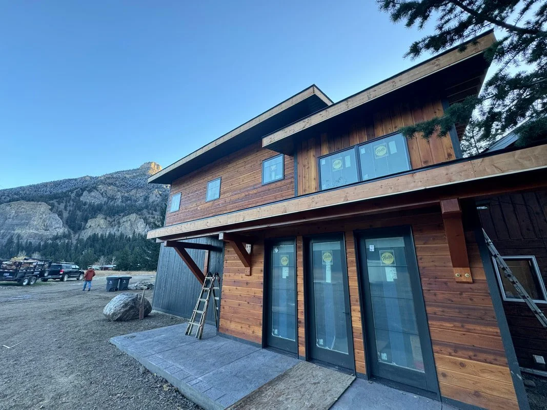 New Cedar Siding for Montana Home