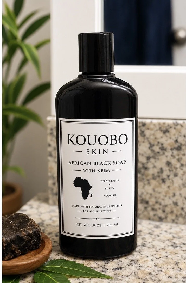African black soap botanical cleansing wash