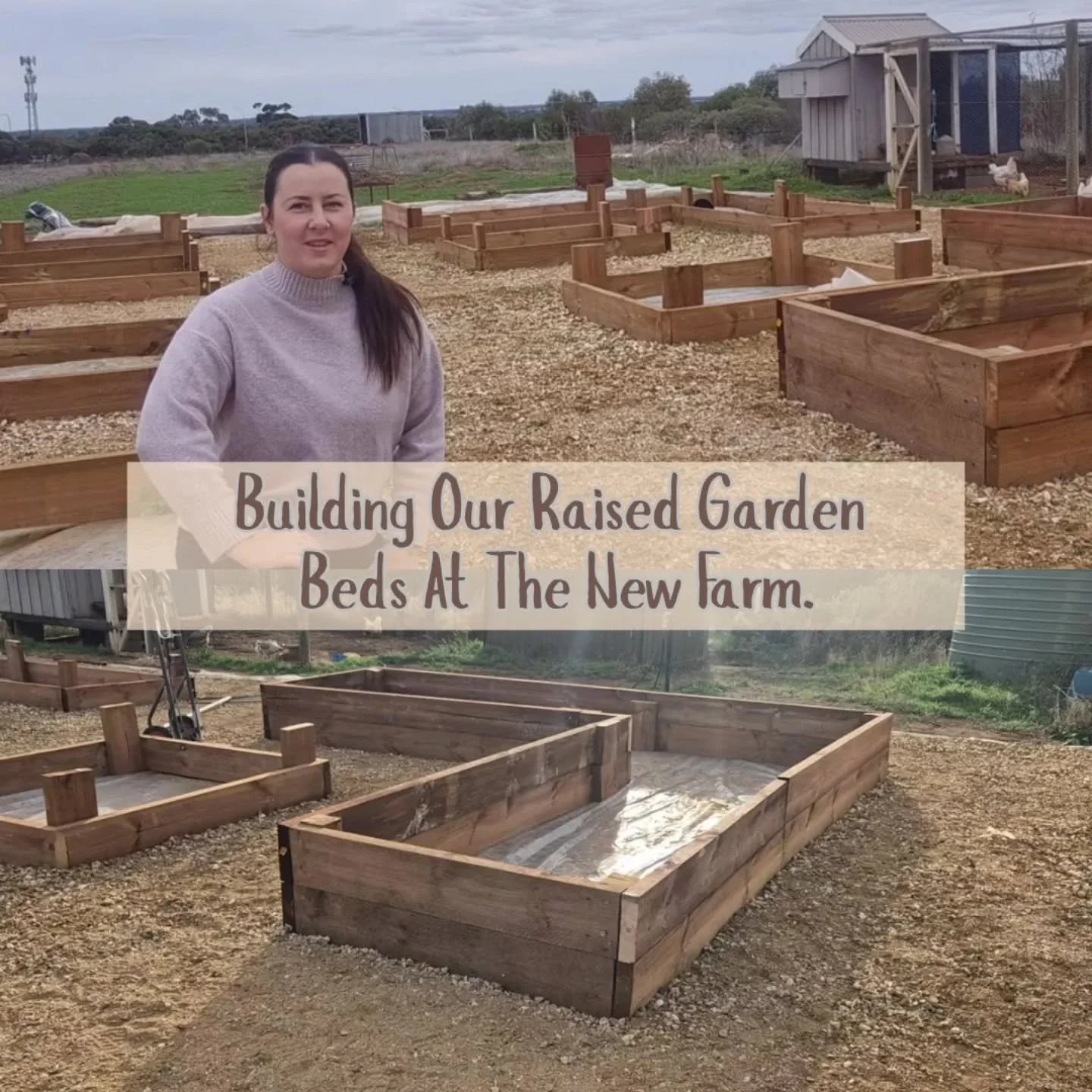 In today's video we begin building the raised garden beds at our new farm. After spending time planning out the space and working out where everything will go, it feels so exciting to finally start bringing the veg patch to life.

We level the ground