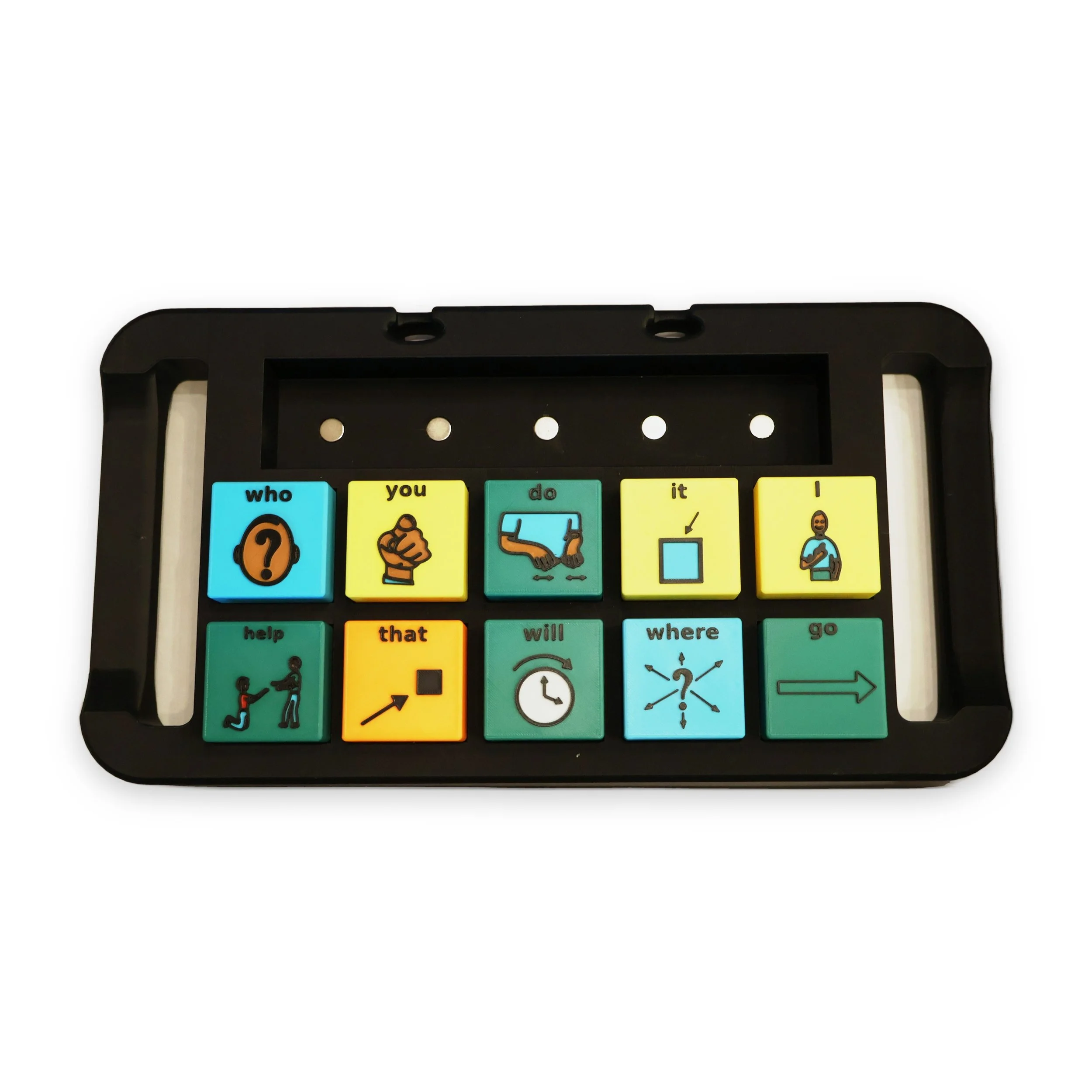 PCS Custom 10 Block Set With Sentence Building Storage Board