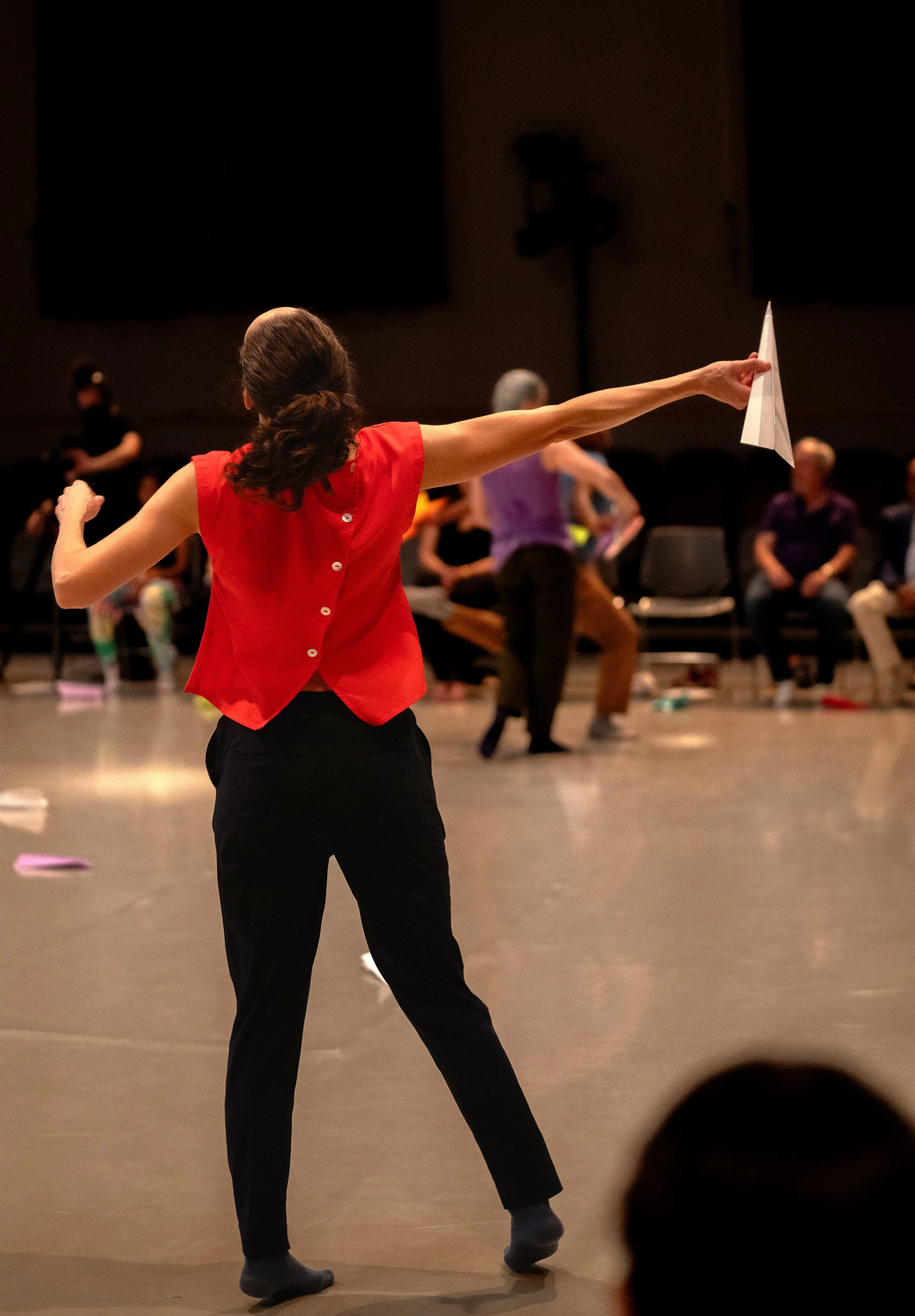 Pruitt performing in interactive work