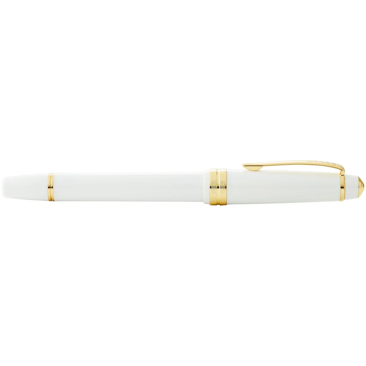 Cross Bailey Light Polished White Resin and Gold Tone Fountain Pen M