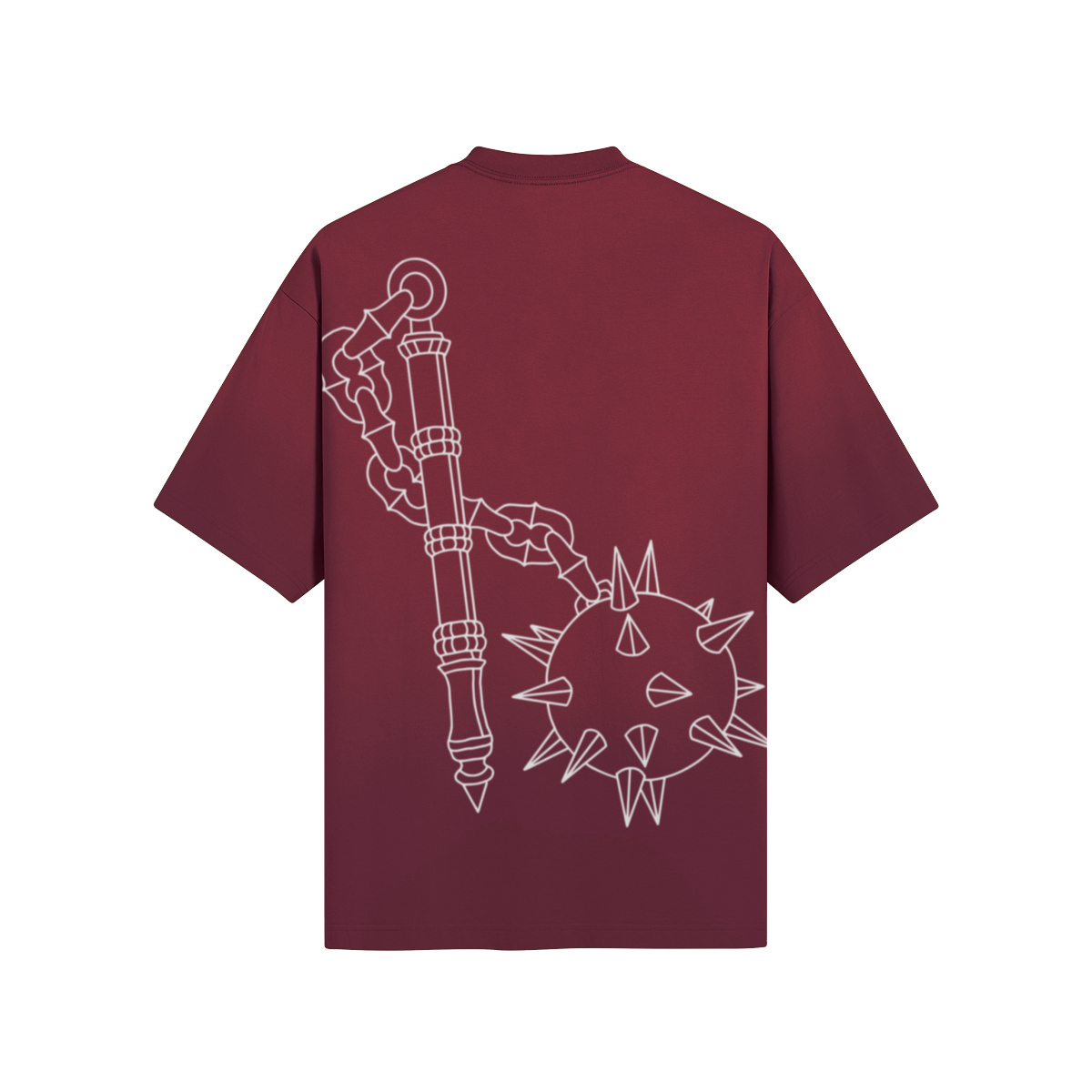 Inkfamous Embroidered Logo Ball and Chain T-Shirt