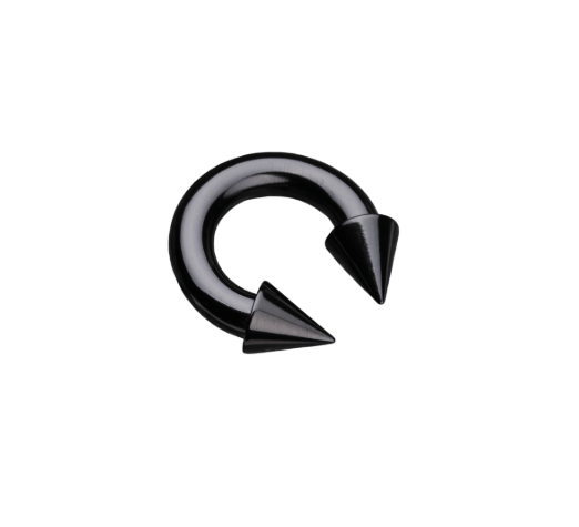 2g Circular Barbell Spiked Septum Horseshoe black.png
