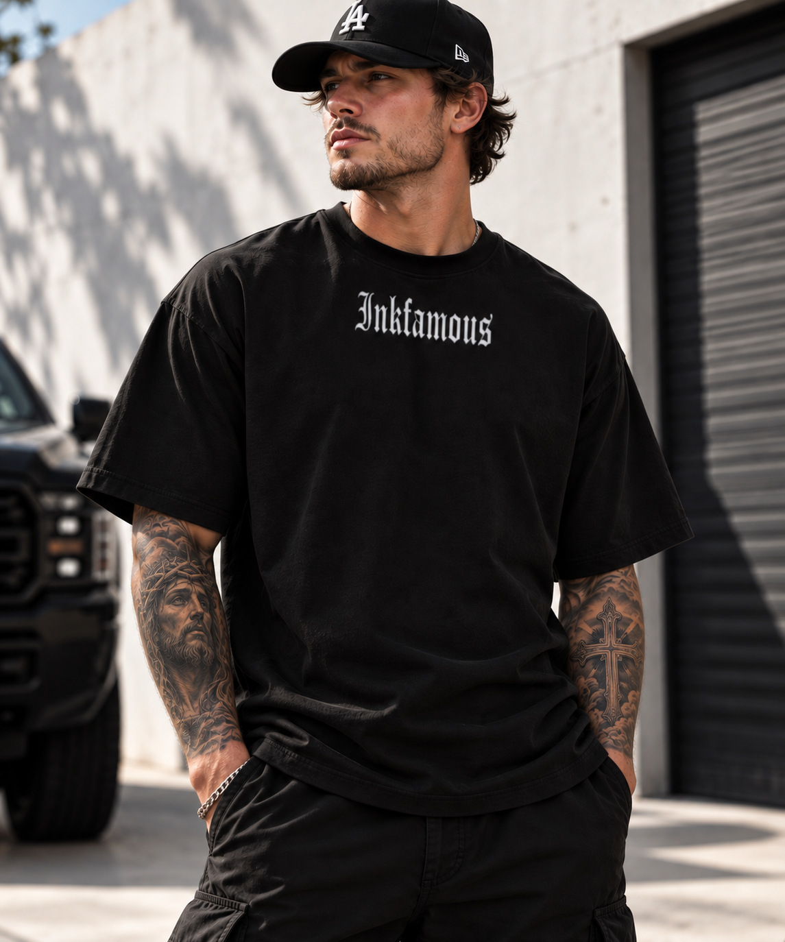 Edit Inkfamous Embroidered Logo Ball and Chain T-Shirt.png
