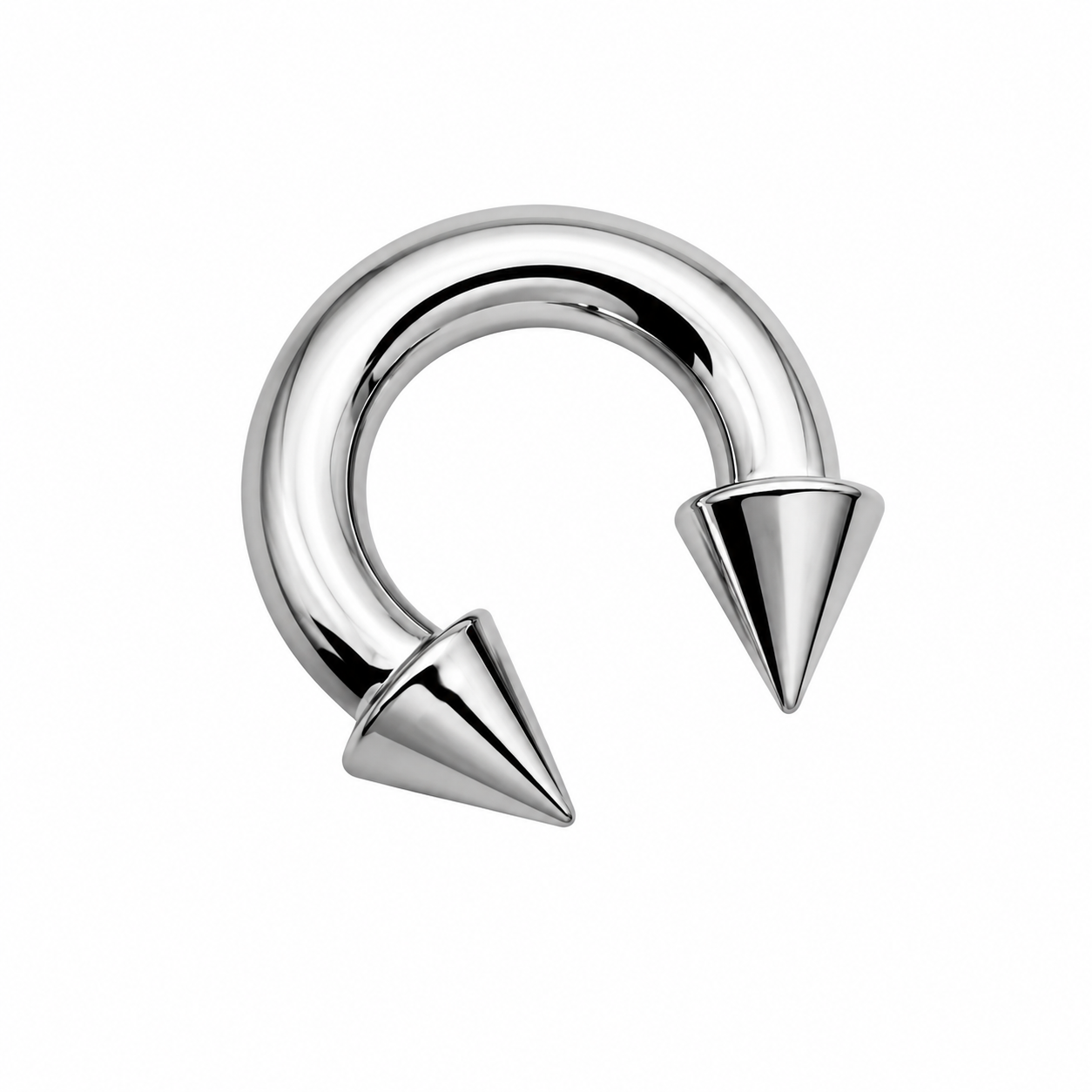 2g Spiked Barbell Septum Horseshoe
