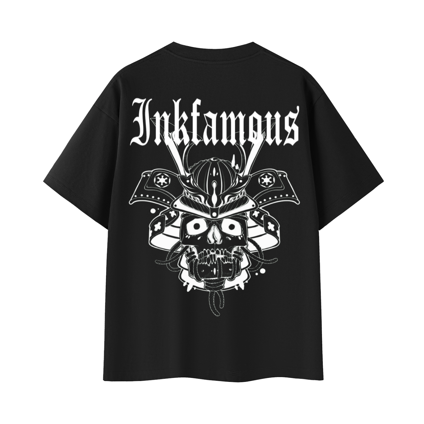 Inkfamous Trad Logo Warrior Black T