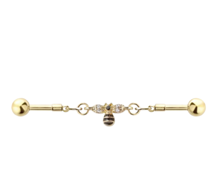 Bee Charm Industrial Barbell