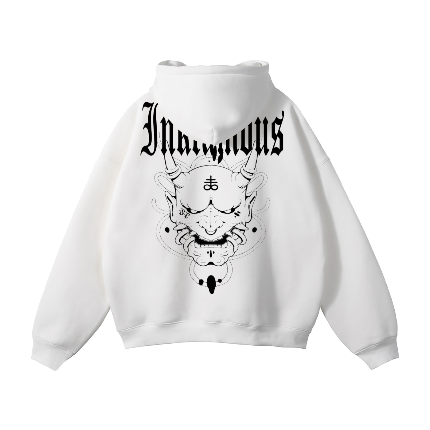 Inkfamous logo UniMask Hoodie
