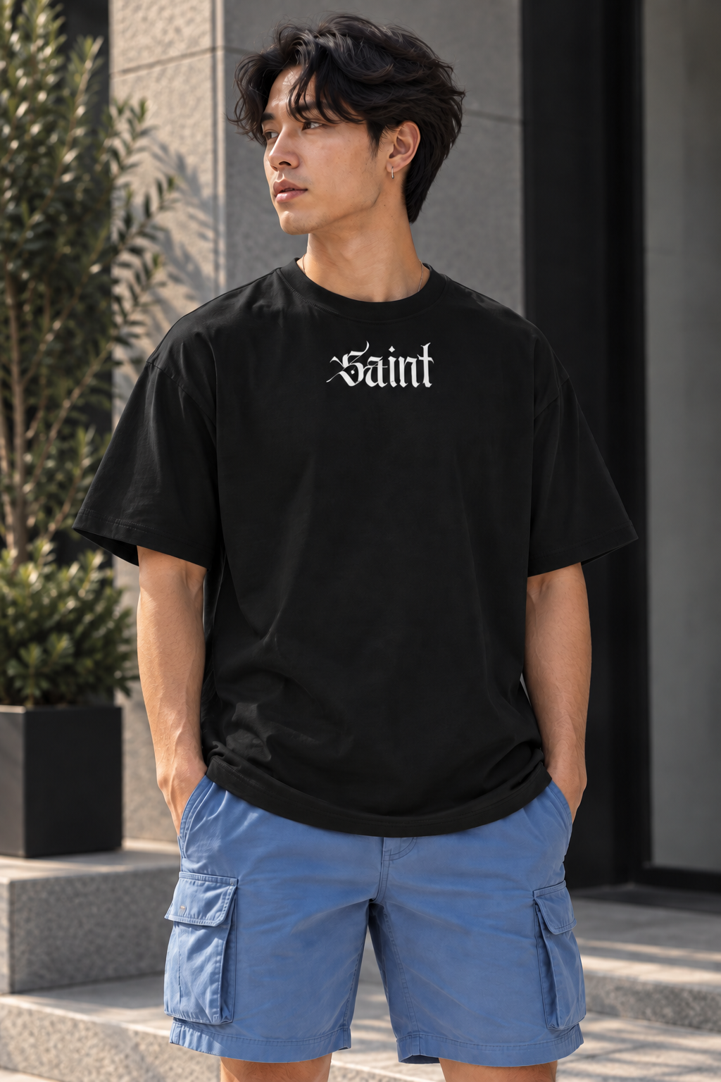 Grim's Saint Collection Knight T black front.png