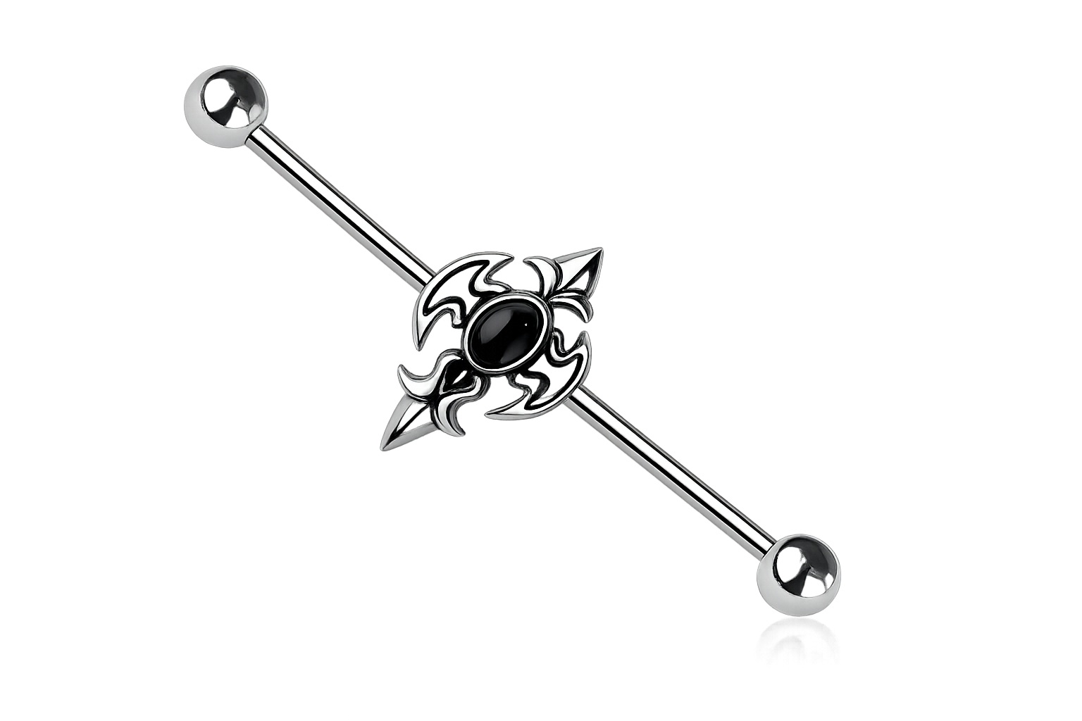 Gothic Elegance Industrial Barbell