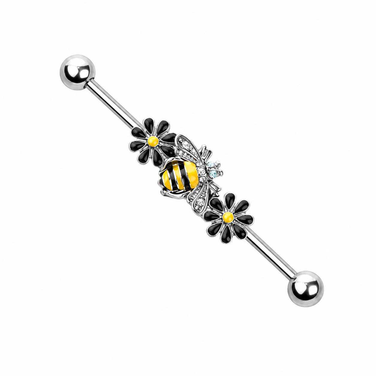 Honeybee Flower Inducstrial Barbell