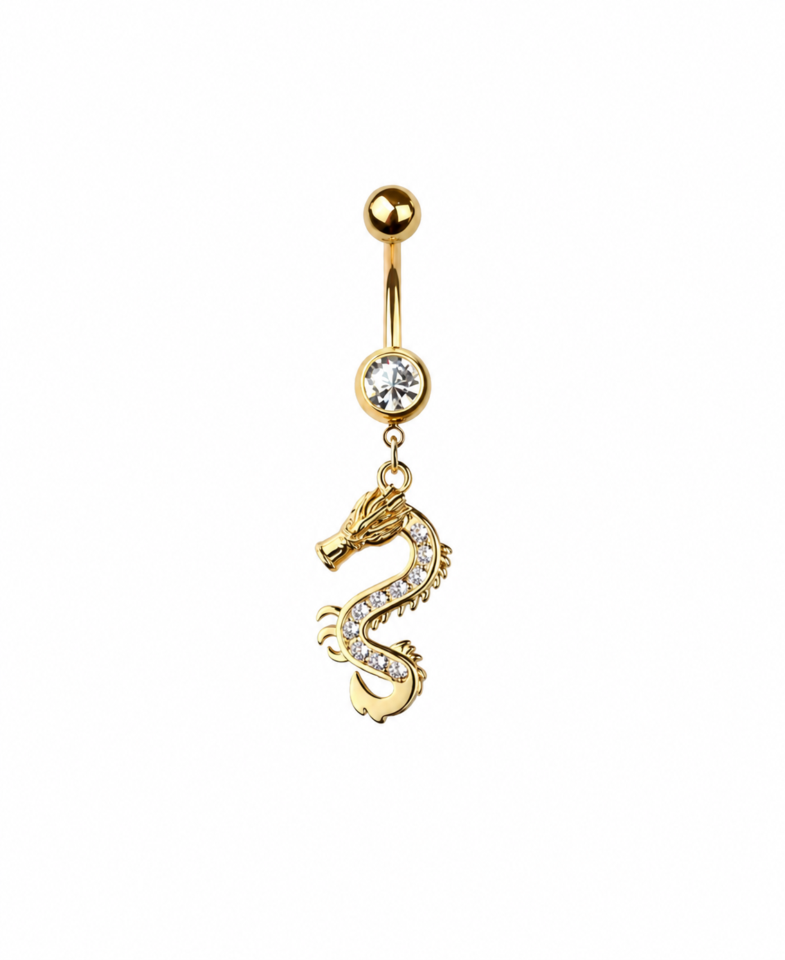 Dragon Dangle Navel Belly Ring