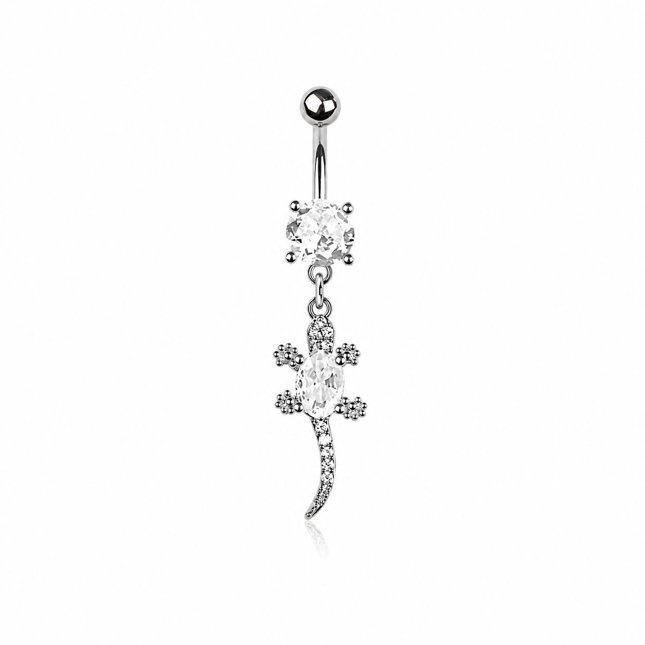 Lizard Belly Button Ring