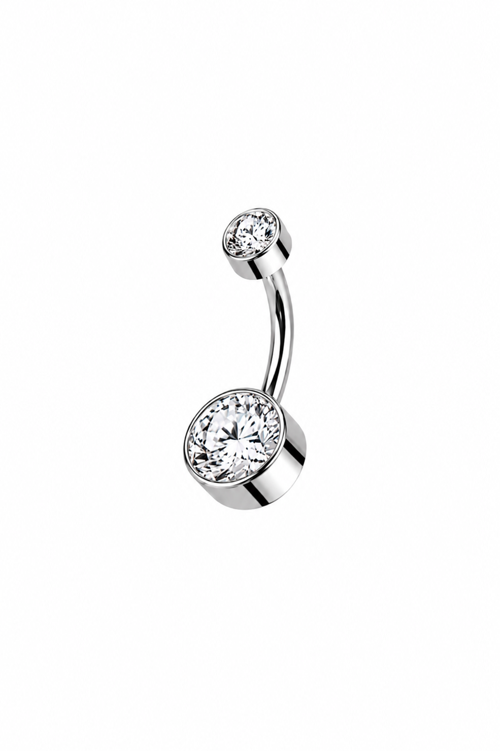 Titanium Internal Threaded Belly Button Ring