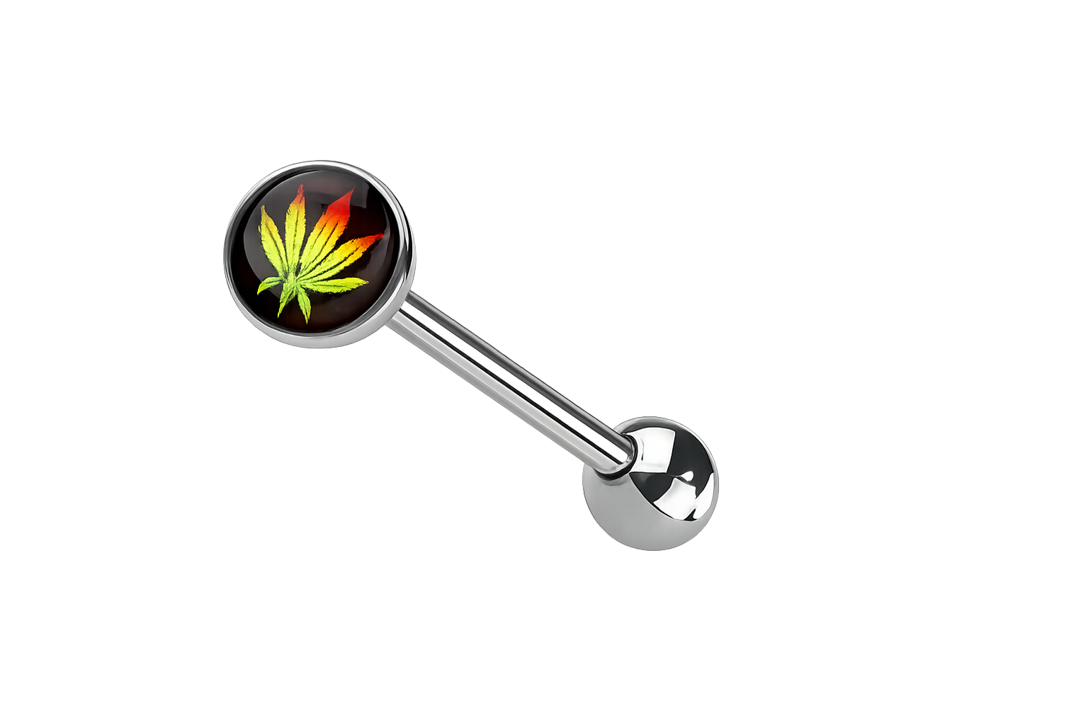 Expoxy Acrylic Tongue Ring