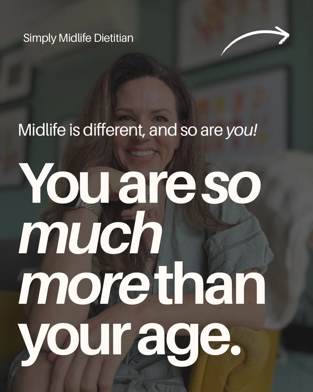 Midlife is different. 
And so are you!!

But somewhere along the way, both got simplified.

Midlife became a list of symptoms. 
And we- well&hellip; we became&hellip; our age.

As if everything you&rsquo;ve built, navigated, and carried 
can be reduc