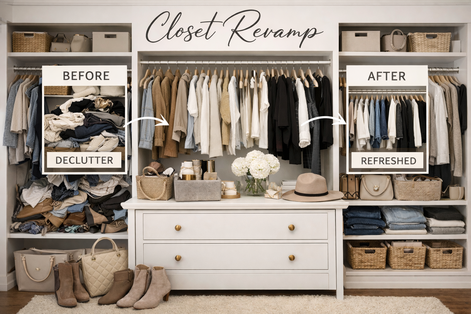 Closet Organization & Revamp