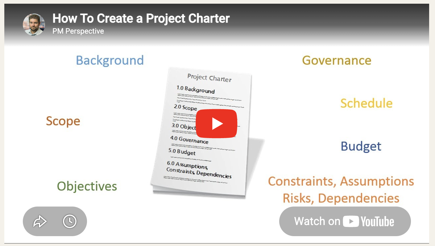 "How to Create a Project Charter"