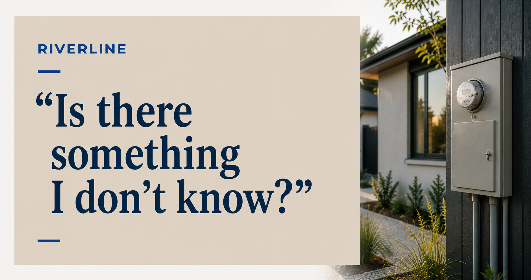 "Is there something I don't know?"