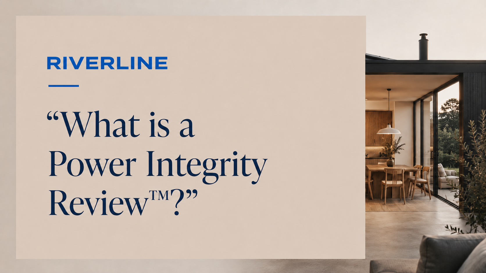 What is a Power Integrity Review™?