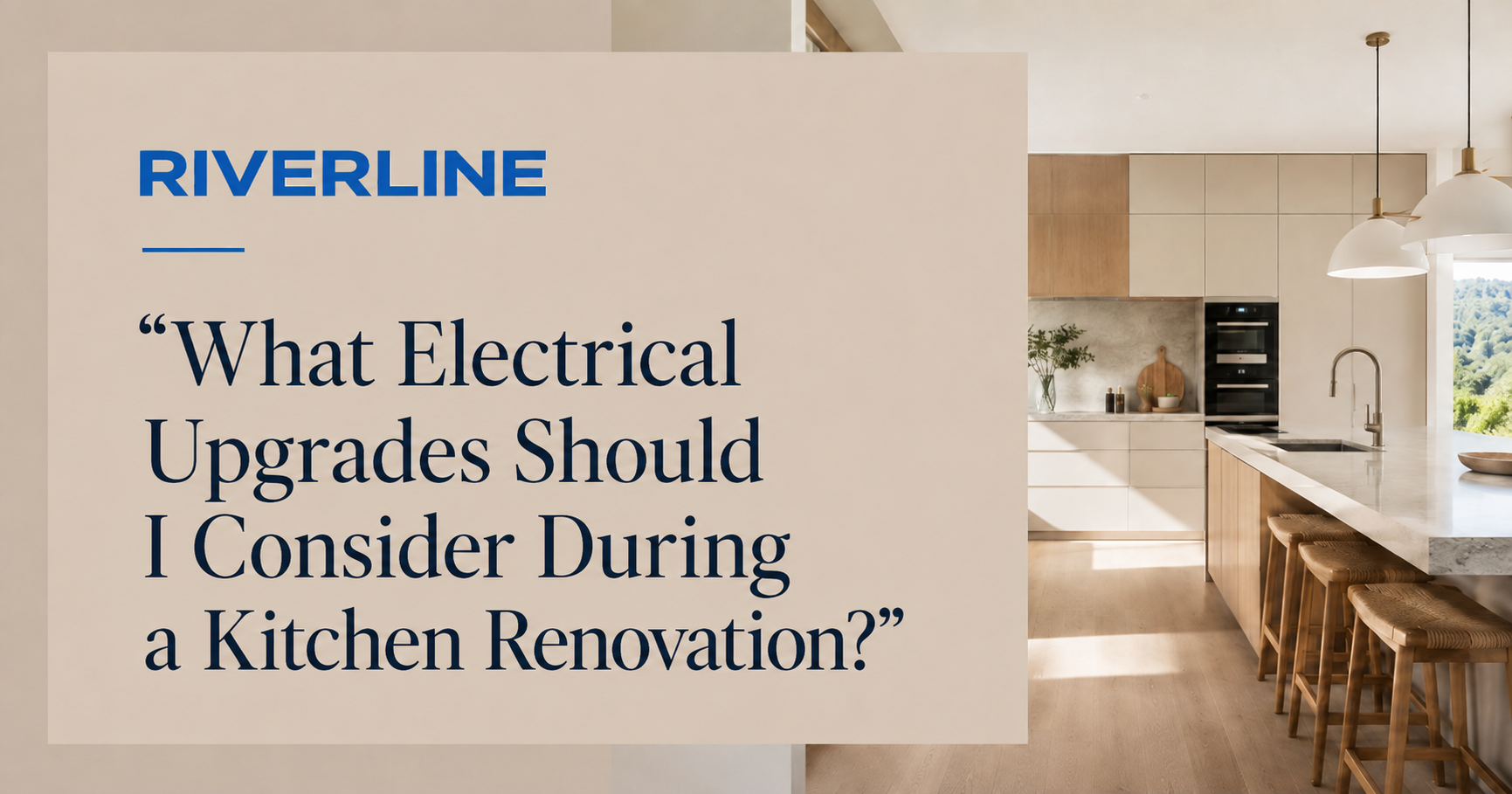 What electrical upgrades should I consider during a kitchen renovation?