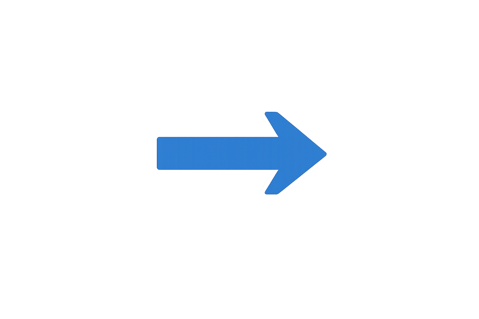 A blue right-pointing arrow on a dark background.