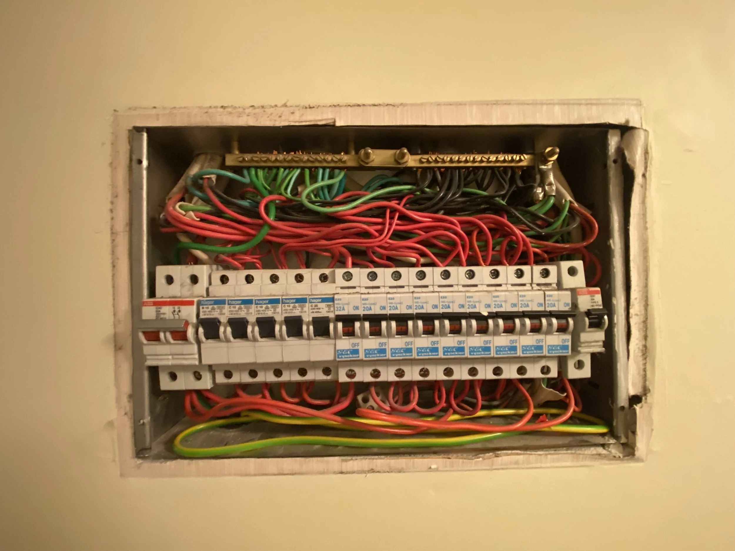 Overloaded residential switchboard upgraded for modern electrical demand