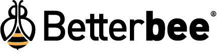Illustration of a honey bee with yellow and black markings.