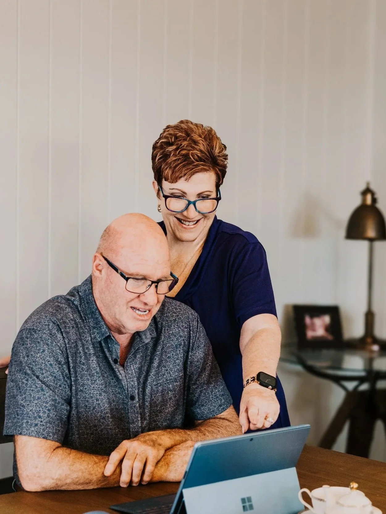 Majella Zentveld assisting bookkeeping clients.