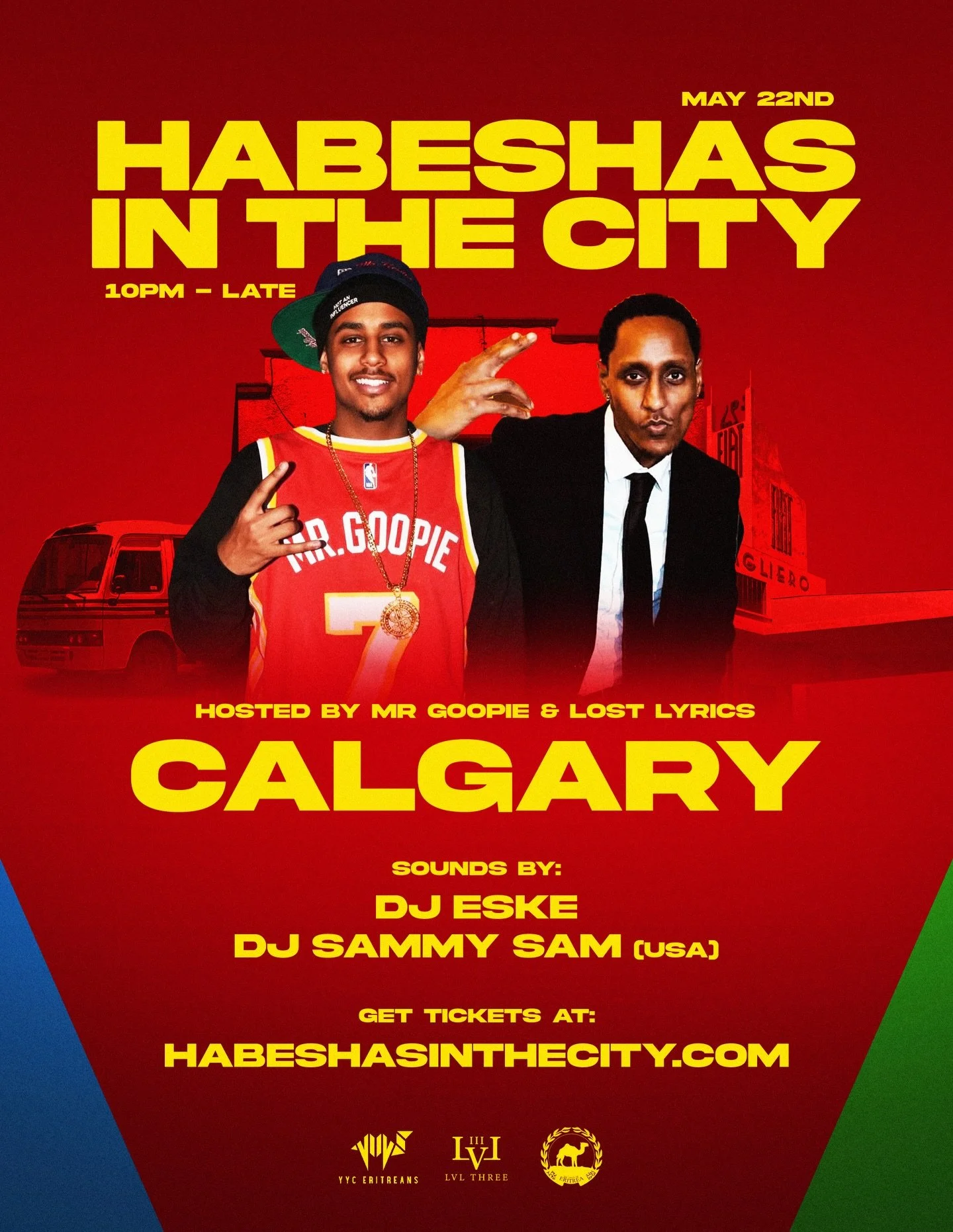 CALGARY WE HAVE SPECIAL GUESTS @lostlyrics96 @mrgoopie ALONGSIDE @djsammysam510 JOINING US THIS FRIDAY FROM USA 🇺🇸‼️ COME READY TO DANCE AND HAVE A GREAT TIME 🔥👀

📍: @LVLTHREEYYC (818 16 AVE SW)
🗓️: MAY 22ND
⏰: 10PM - LATE
🎧: @DJESKE_ @djsammy
