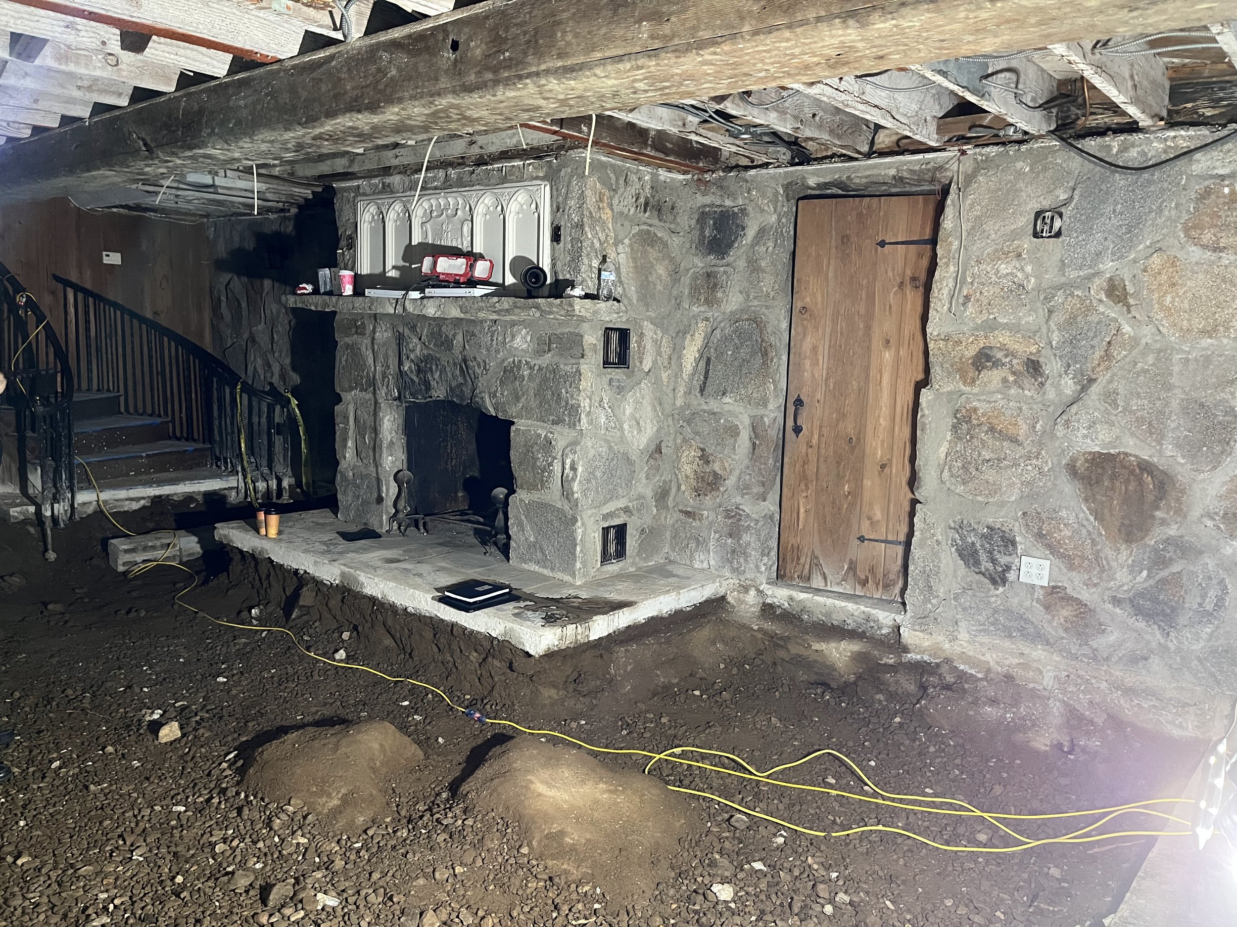 Lowering existing basement floor