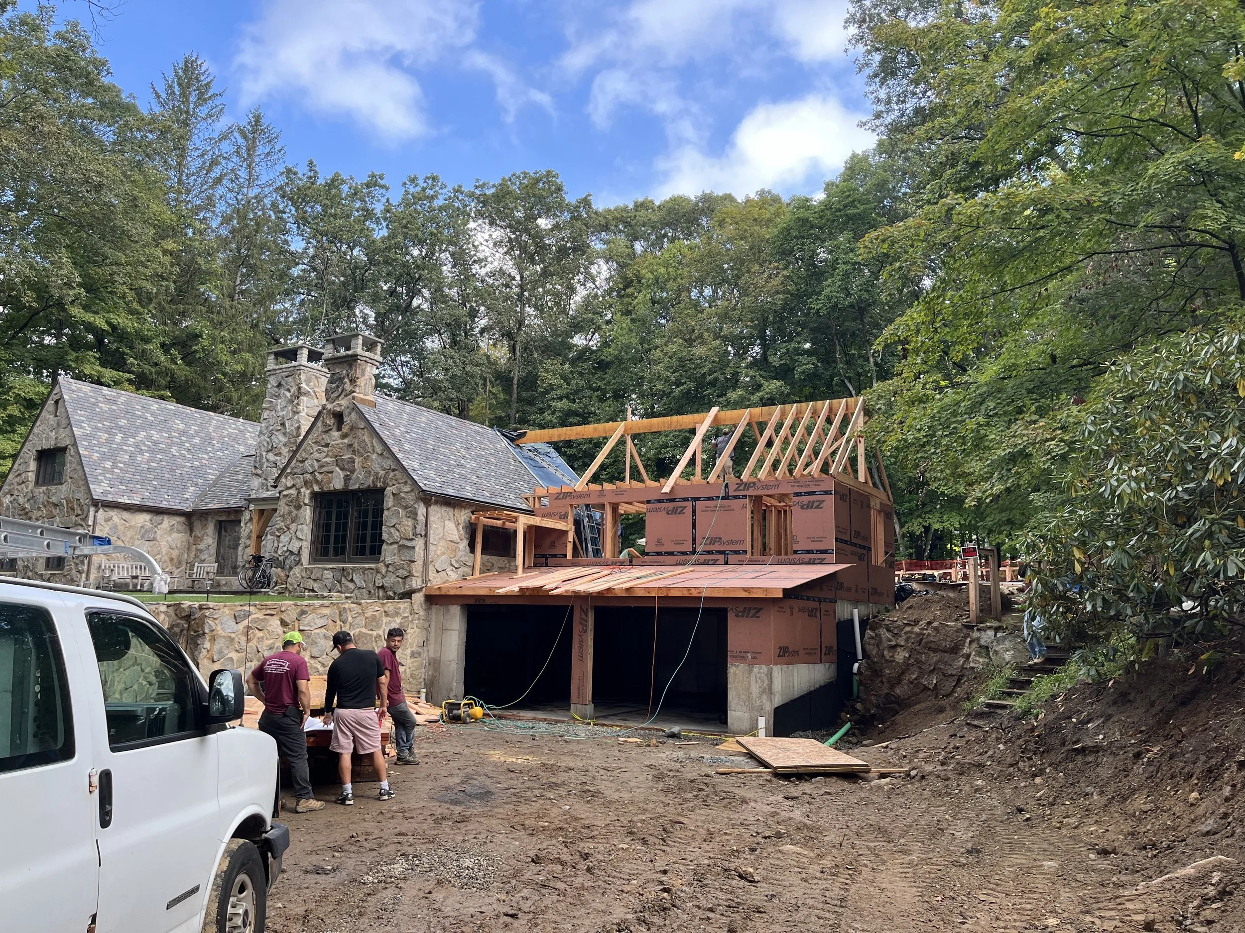 Addition roof framing