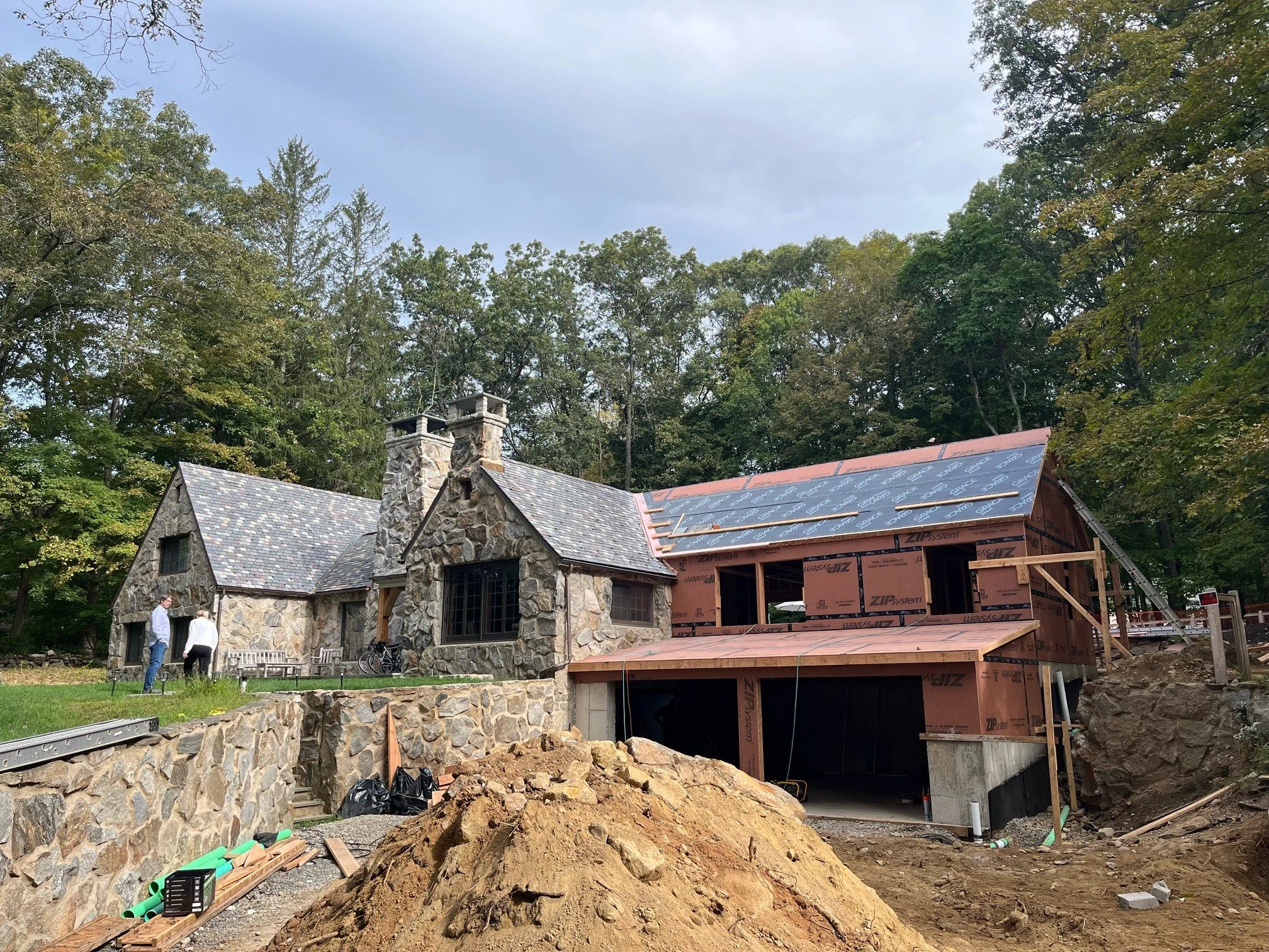 Addition wall & roof sheathing