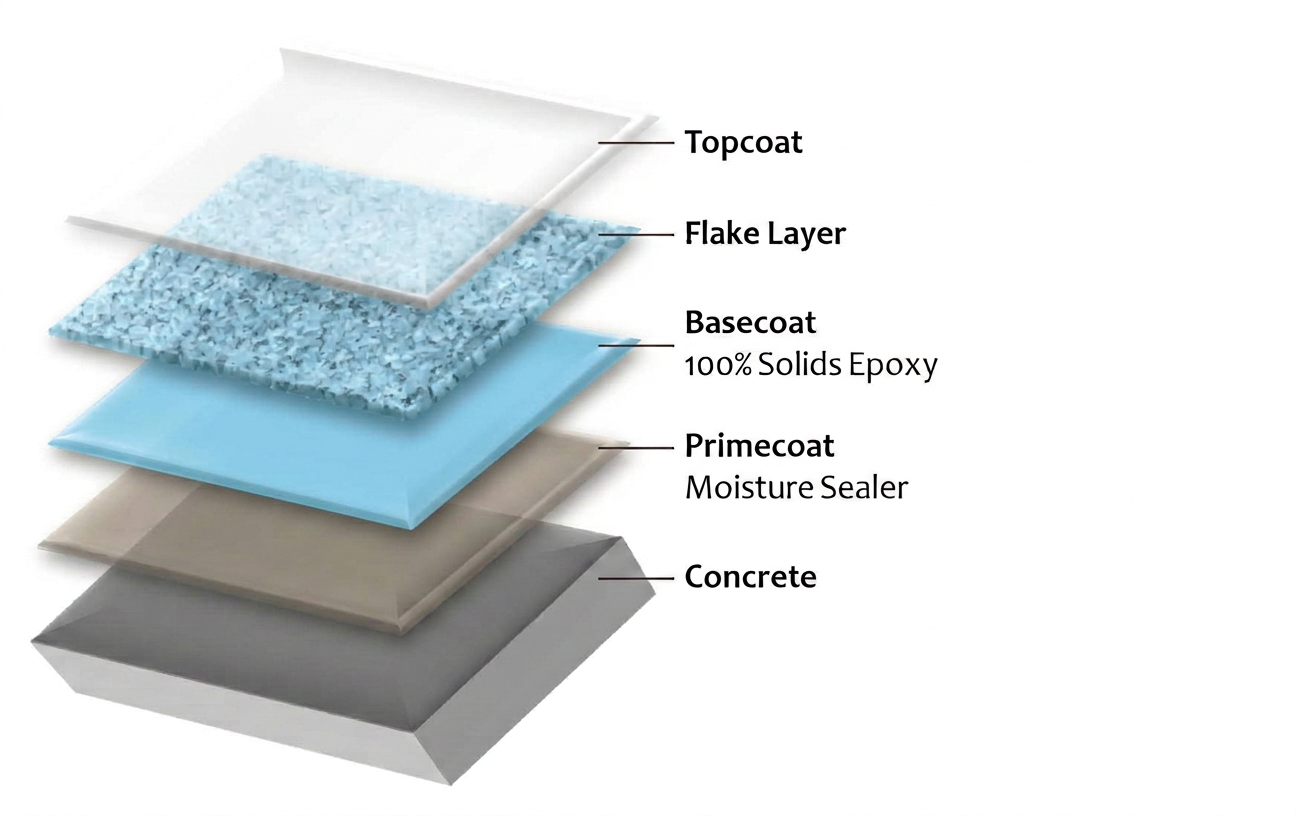 Ultra Durable 3-Layer Epoxy System