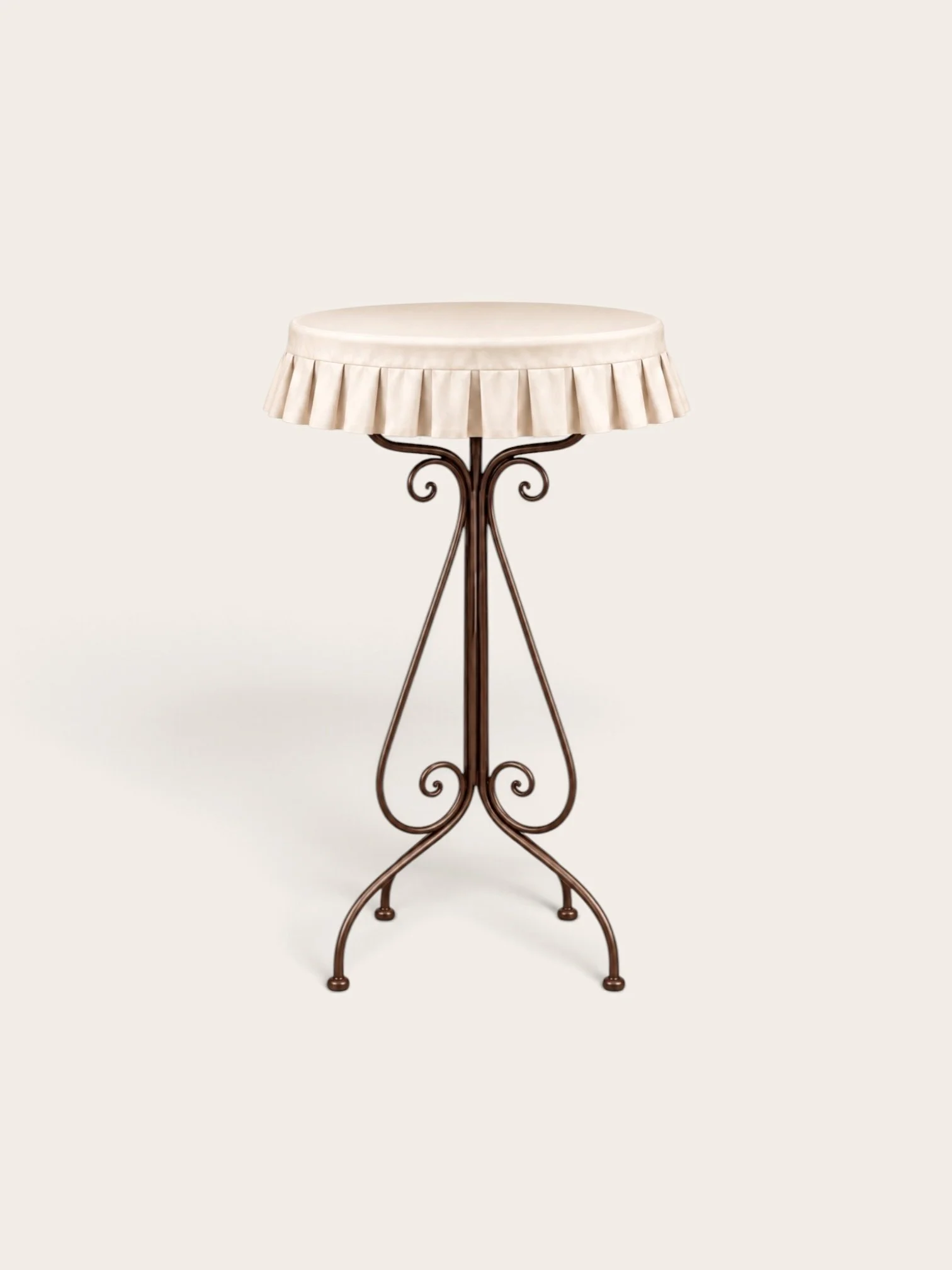 The Cocktail Edit: Box Pleat High Table Toppers- Cream