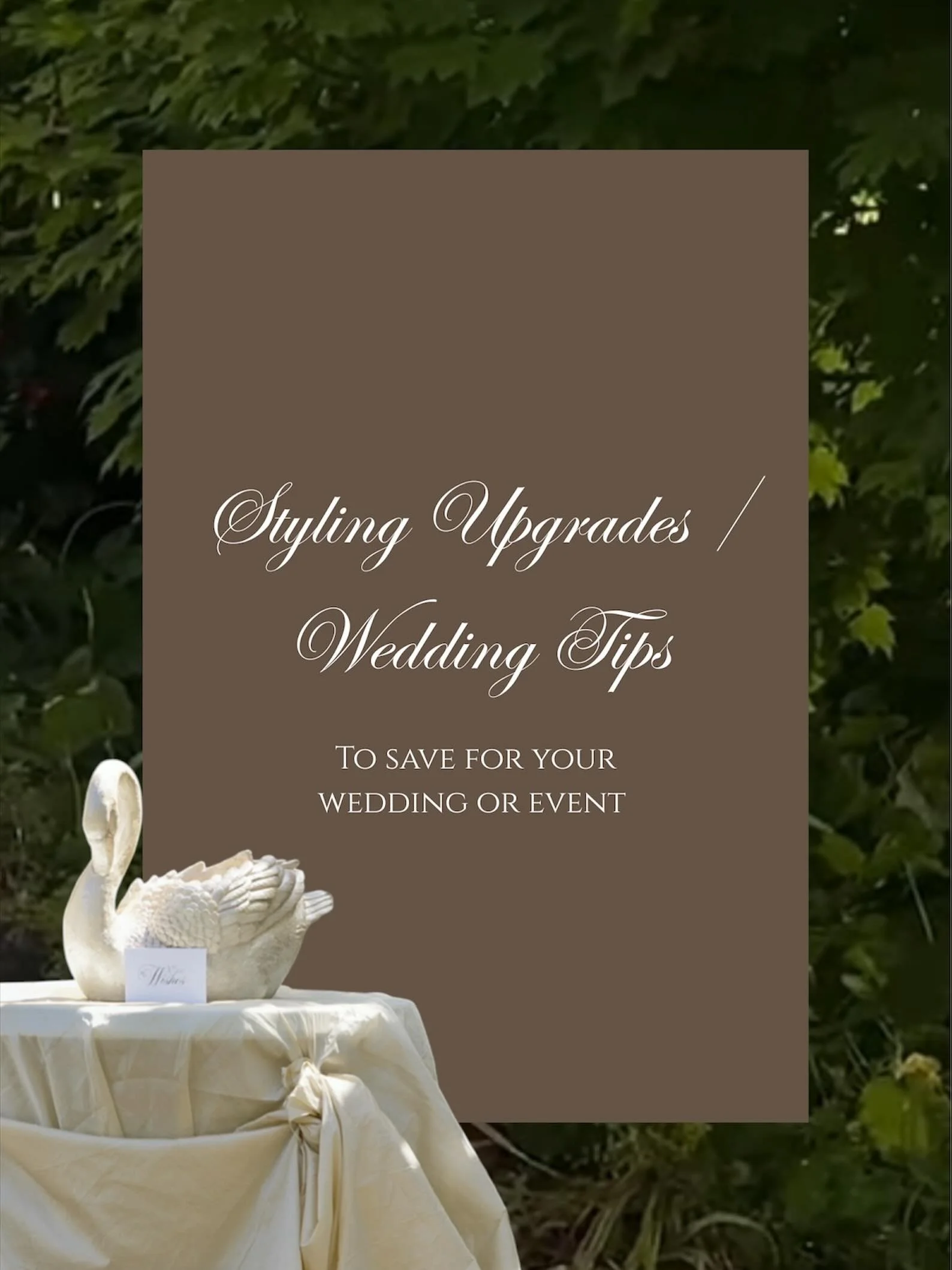 Save for your wedding or event💍
**disclaimer: a lot of the references shown are NOT our work and pulled from Pinterest 
&bull;
&bull;
&bull;
#eventstyling #eventdecor #weddingdecor #weddingidea #weddingstyling