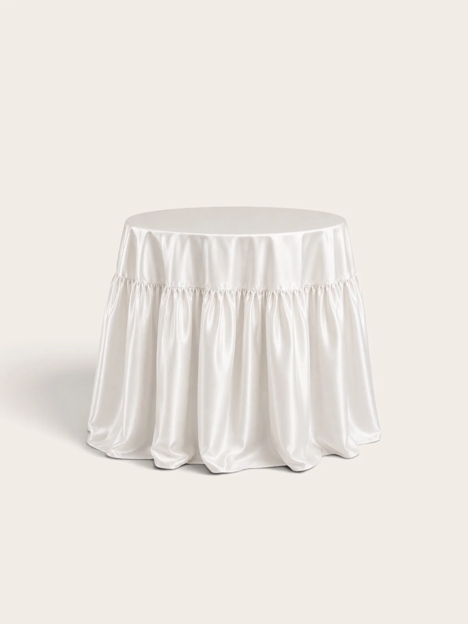Cocktail Edit- Pleated Cafe- Ivory