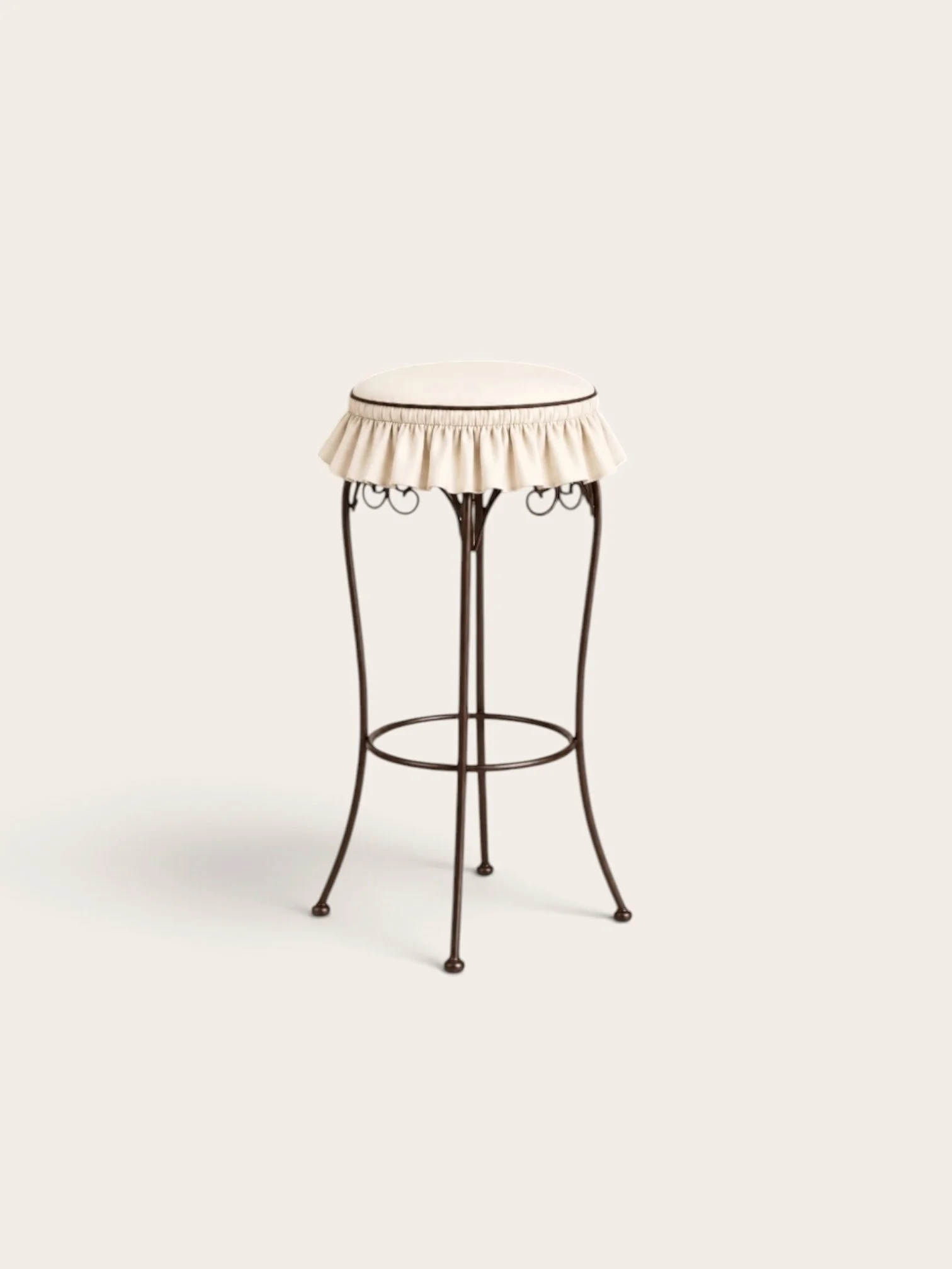 Haven Ruffle Bar Stool