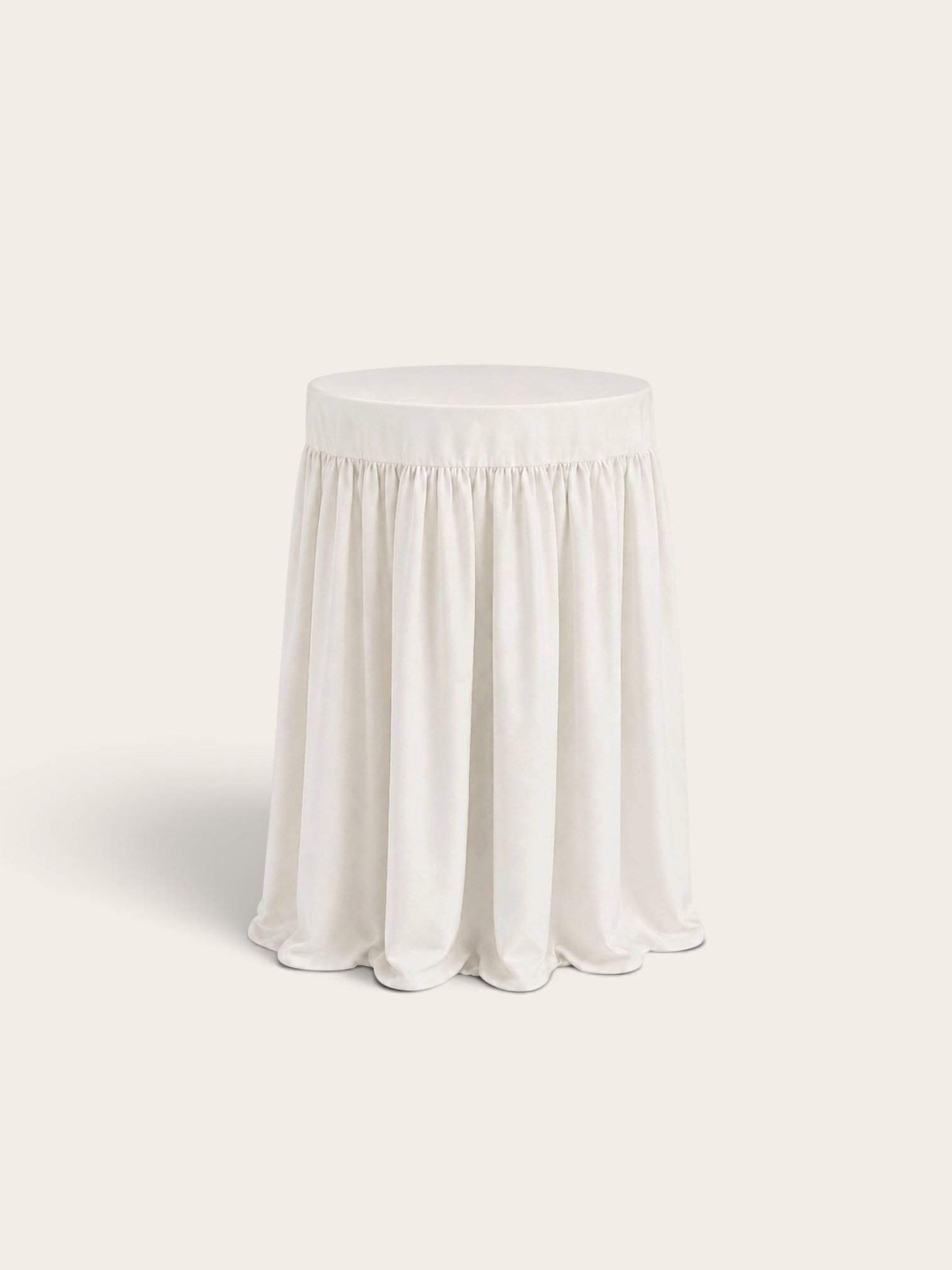 The Cocktail Edit: Pleated High Bar Matte Ivory