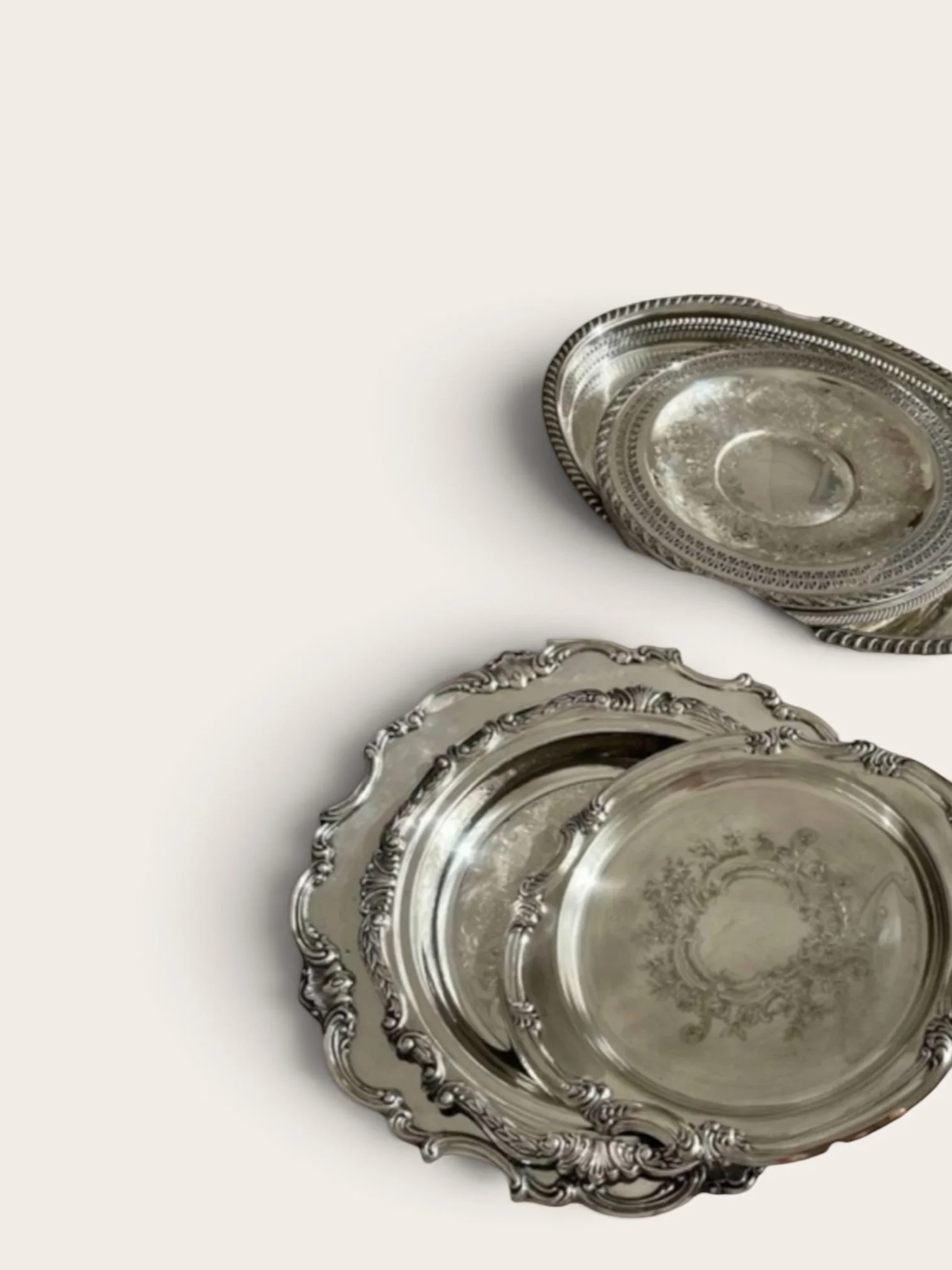 Various Silverware Trays
