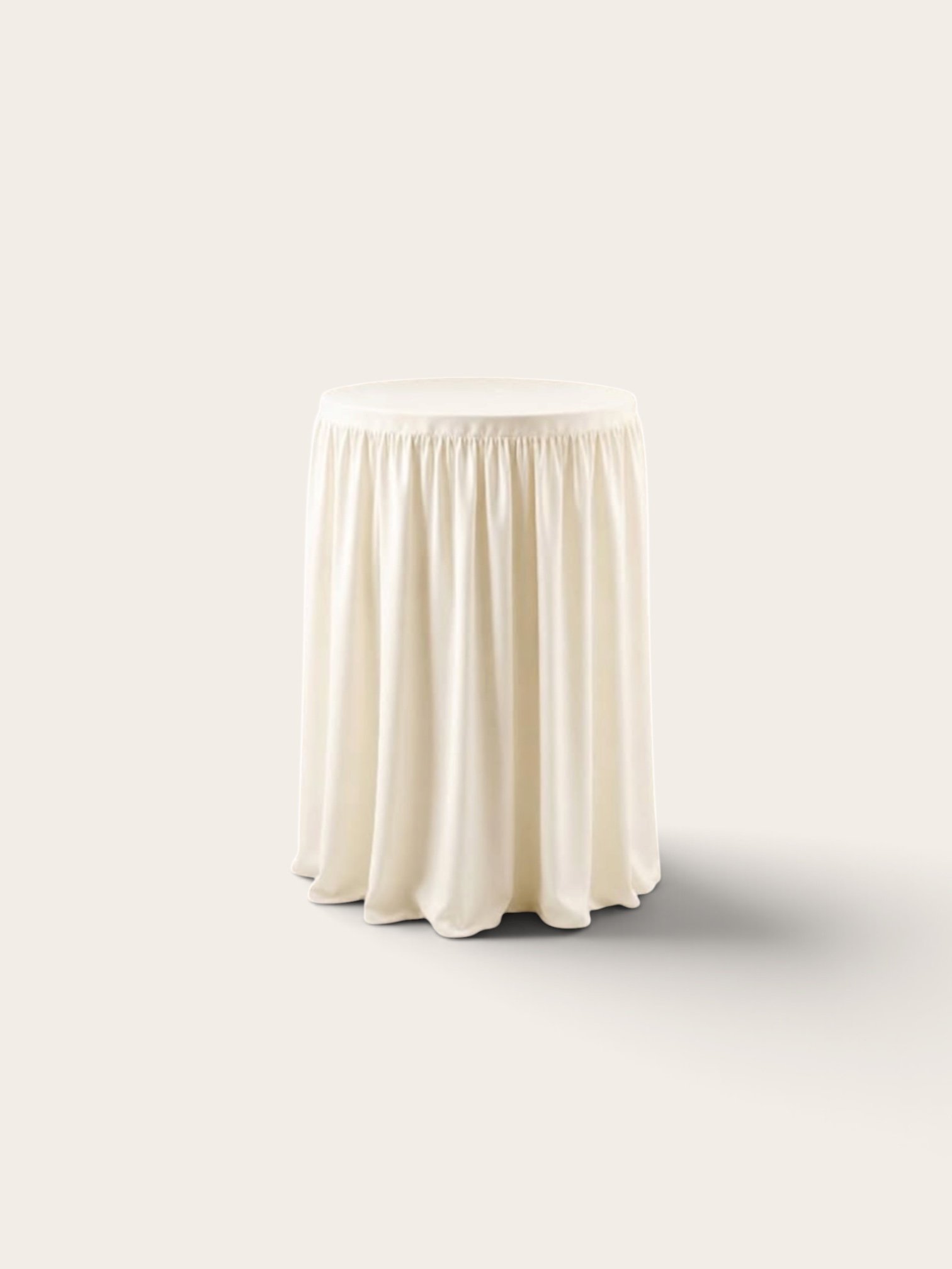 Cocktail Edit: Pleated High Bar- Ivory