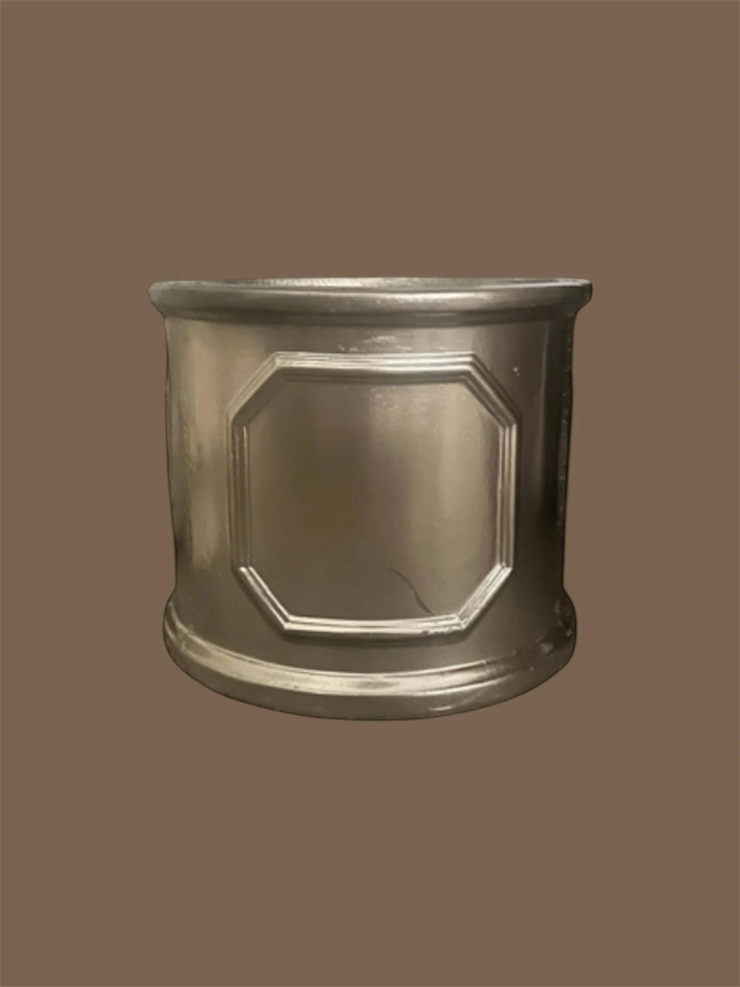 Silver Round Planter