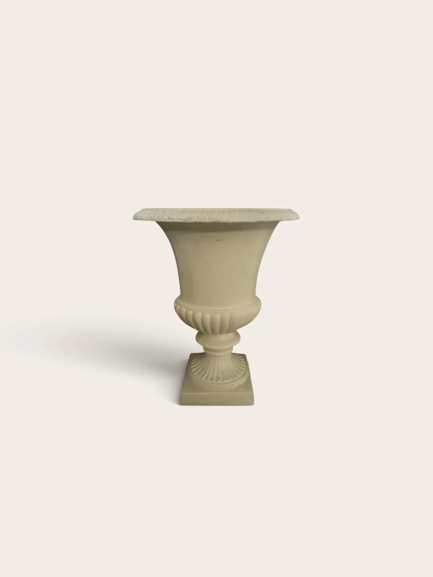 Large Tall Urn- White