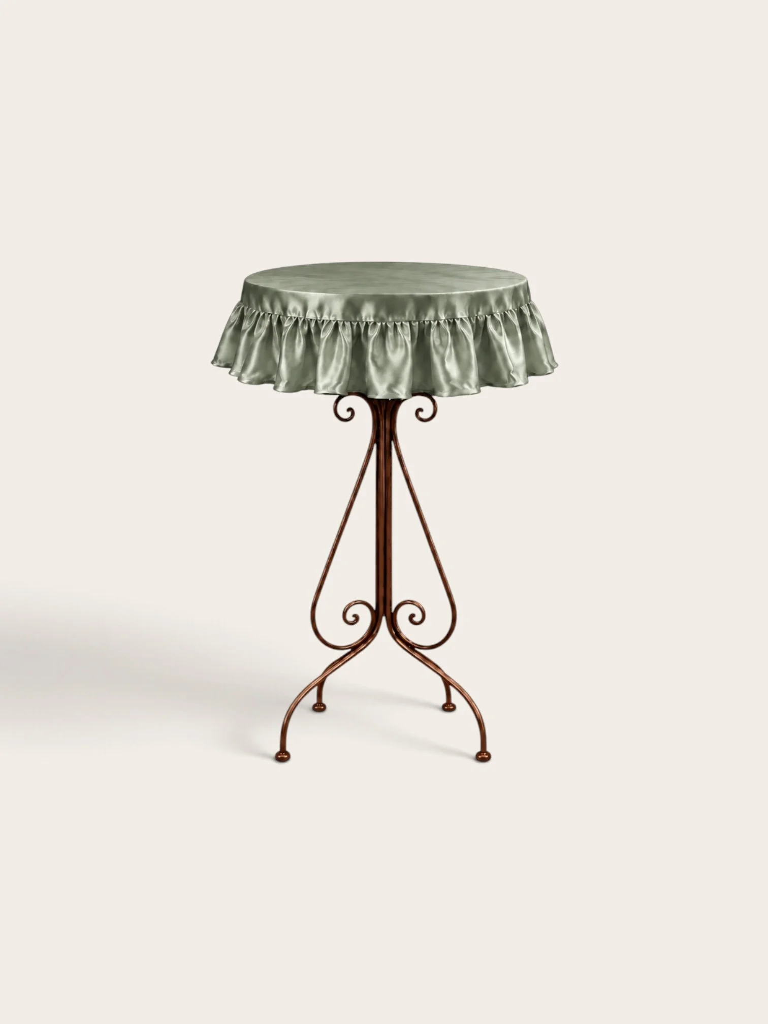 The Cocktail Edit: Pleated mini topper- sage